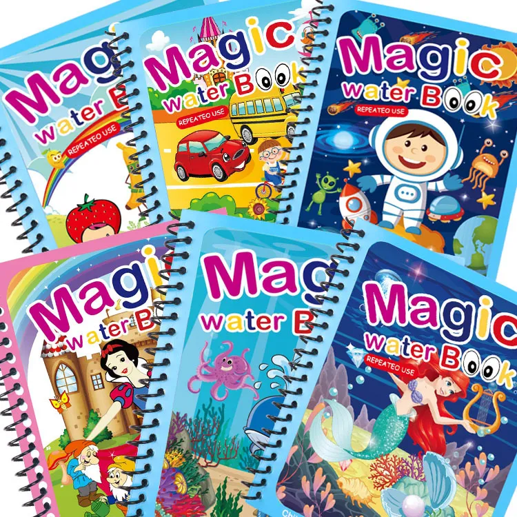 Reusable Magic Water Coloring Book - Image 6