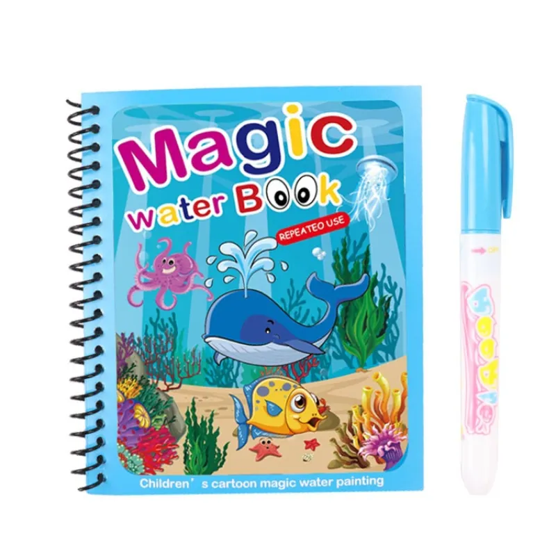 Reusable Magic Water Coloring Book - Image 7