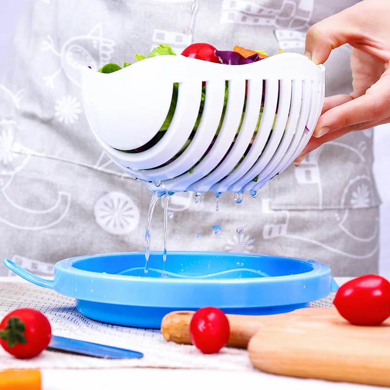 Salad and Vegetable Cutting Bowl - Image 6