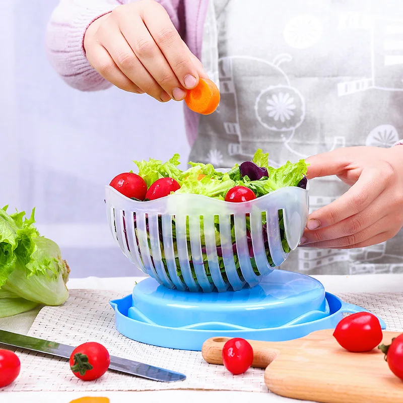 Salad and Vegetable Cutting Bowl - Image 8