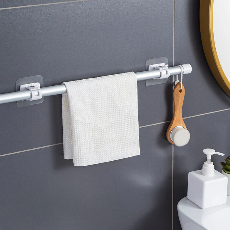 Self-Adhesive Curtain Rod Hooks (Set of 4) - Image 4