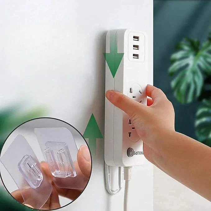 Self-Adhesive Transparent Hooks (Set of 10) - Image 5