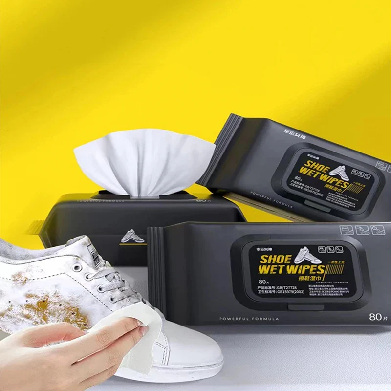 Shoe Cleaning Wet Wipes (80pcs) - Image 3