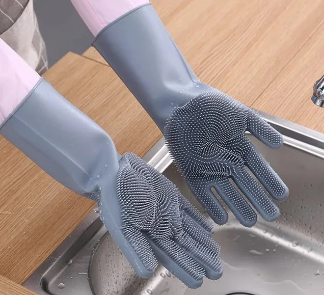 Silicone Scrubbing Gloves - Image 9