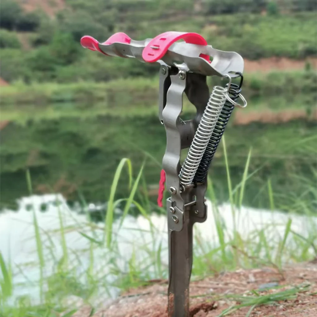 Spring-Loaded Fishing Rod Holder - Image 7