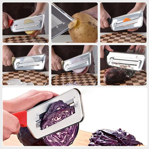 Stainless Steel Vegetable Shredder Knife - Image 4