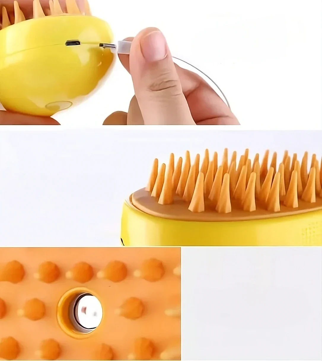 Rechargeable Steam Pet Brush - Image 3