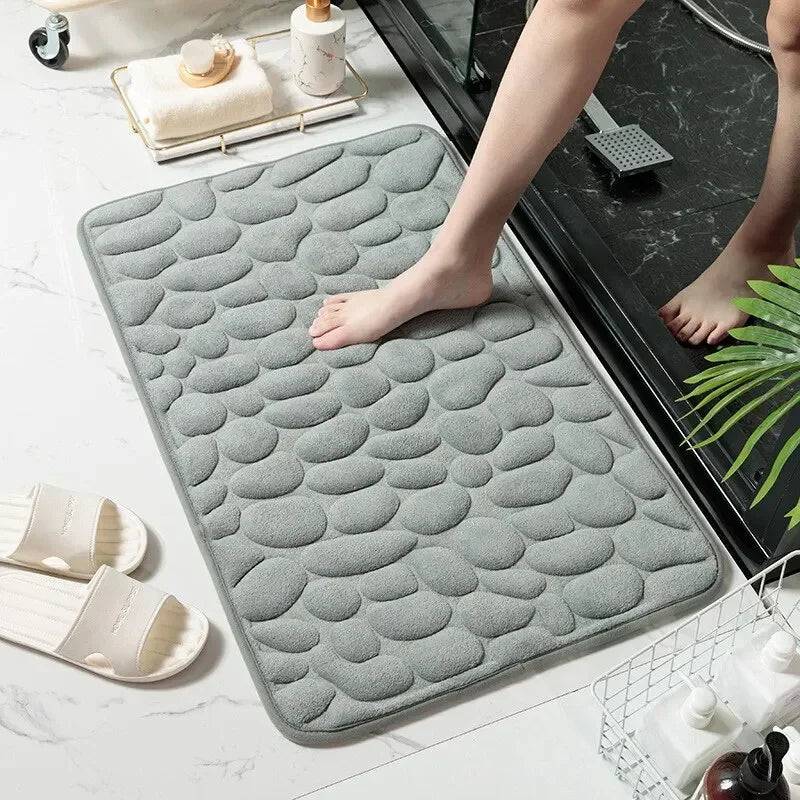 Water-Absorbent Pebble Bath Rug - Image 5
