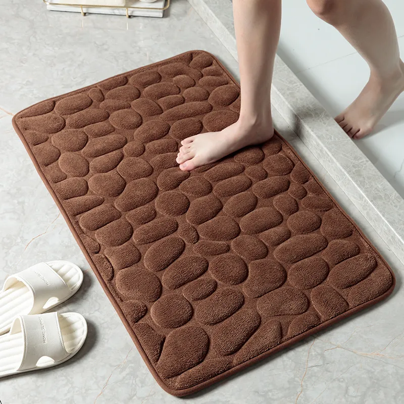 Water-Absorbent Pebble Bath Rug - Image 7