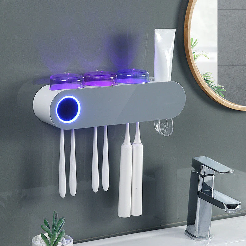 UV Sanitizer Toothbrush Holder Bathroom Organizer - Image 3