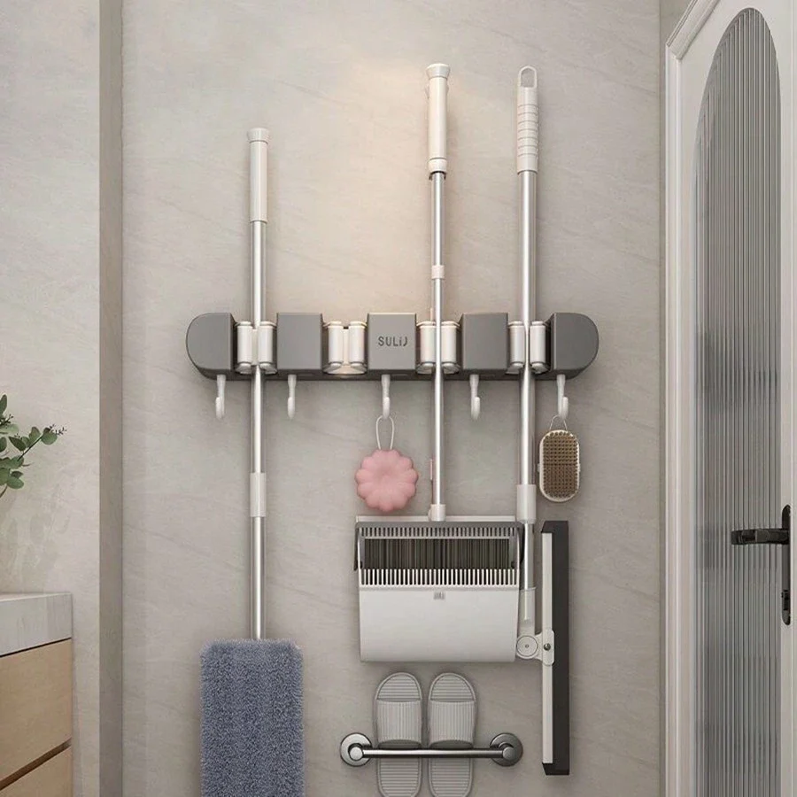 Wall-Mounted Mop Holder - Image 3