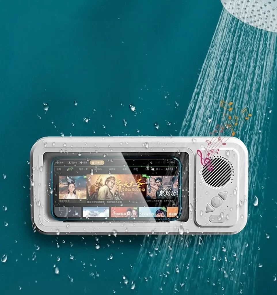 Waterproof Phone Holder with Music Speaker - Image 5