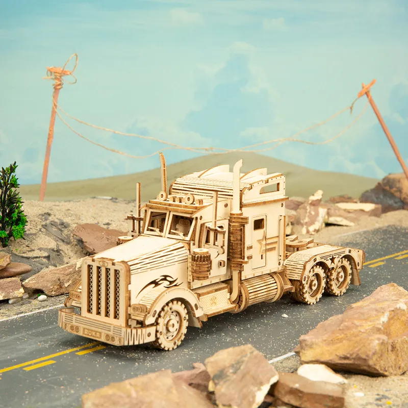 Wooden Mechanical Model Puzzle - Image 15