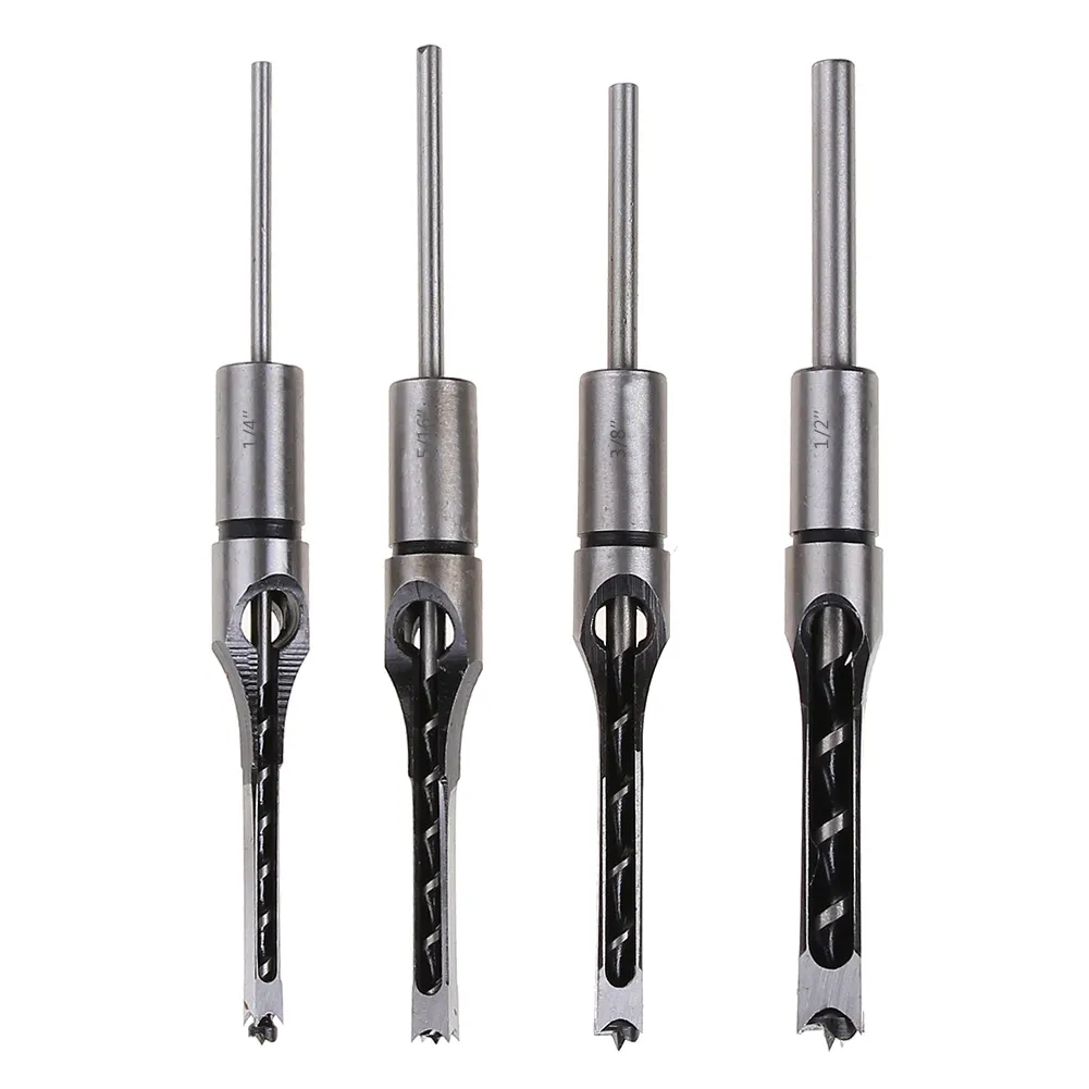 4-Piece Square Hole Drill Bit Set - Image 5